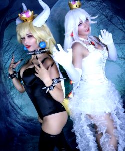 Bowsette And Boosette By Gunaretta And Lysande
