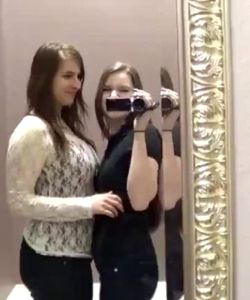 College Friends Having Fun In The Changing Room