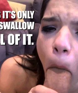 dont swallow all of it