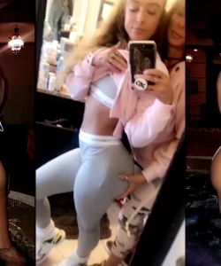 E-Whore Sommer Ray And Her Mom Groping Each Others Ass And Tits And Spraying Each Other Down