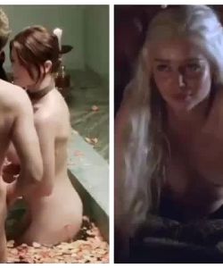 Emilia Clarke Pounded And Laura Surrich Pregnant