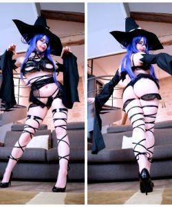 Front And Back Of My Blair Fanservice Version From Soul Eater! Which One Do You Prefer? I Had Much Fun With This Lingerie, I Don’t Know, I Just Really Like Straps, Bands, Laced Outfits! ~ By Mikomi Hokina ♥