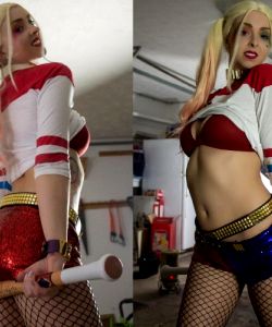 Front Or Back? Harley Quinn By Lunaraecosplay