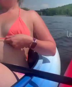 It’s Not Kayaking If You Don’t Whip Your Boobs Out For Some Pics Lol