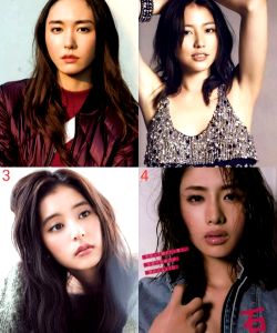 Japanese Actresses: Yui Aragaki, Masami Nagasawa, Araki Yuko, Satomi Ishihara