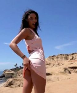 Maya Bijou – Flashing And Fucking On A Beach