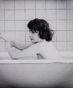 Vintage Plot: Buster Keaton Interrupting Our View Of Sybil Seely