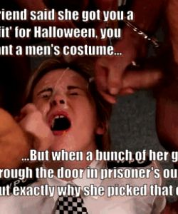 You're going to let her choose your costume every year..